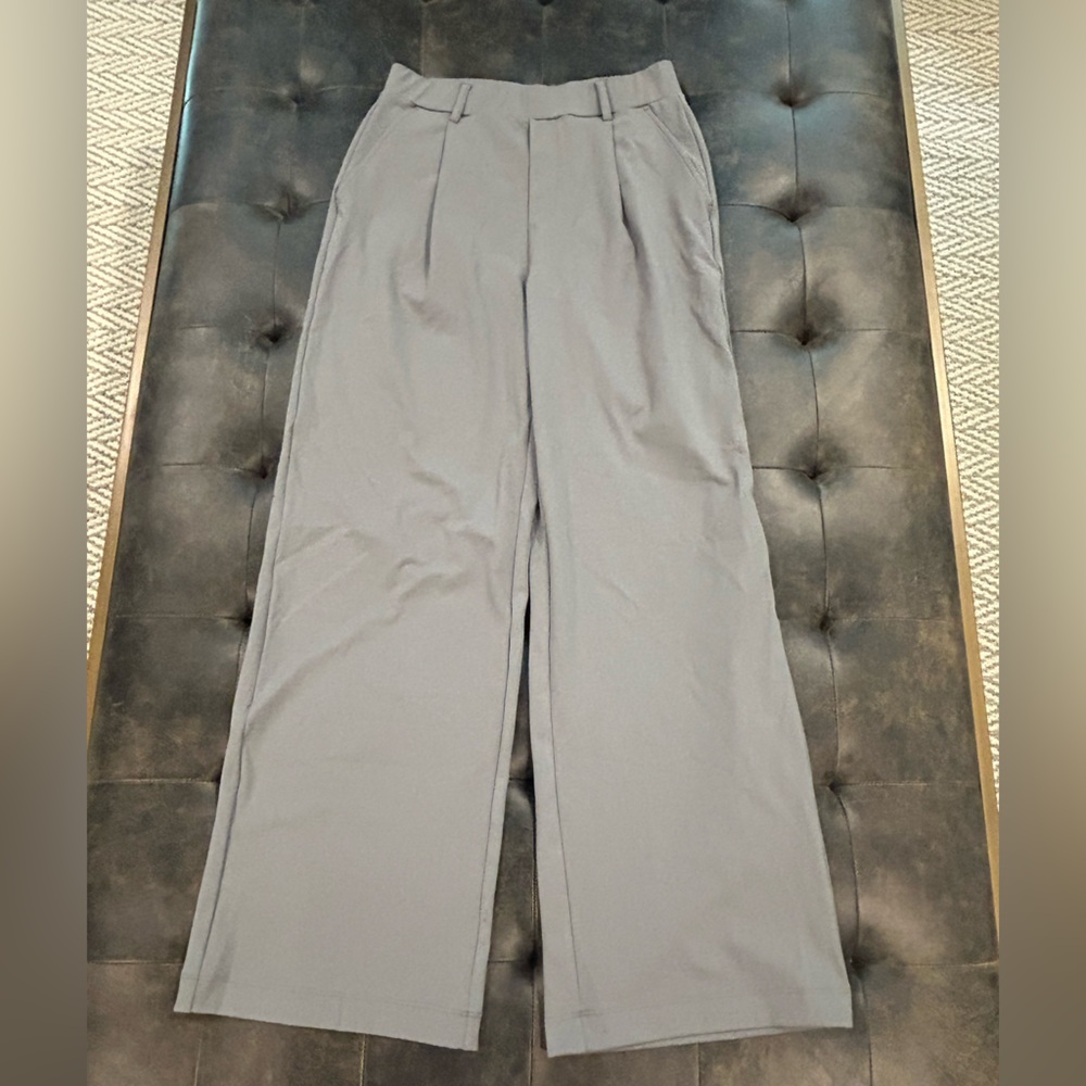 HALARA Women's Elegant Gray Dress Pants